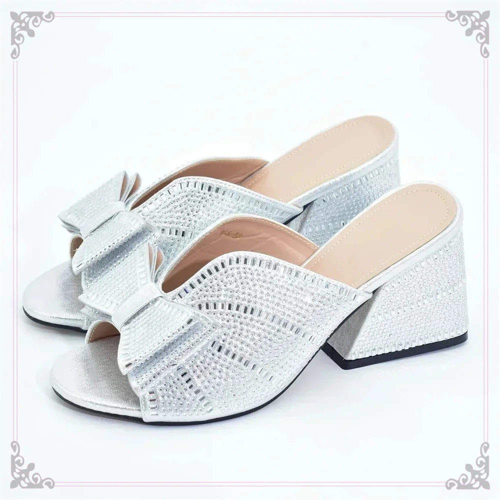 Luxury Women Pumps 2025 New Elegant Rhinestone Platform High Heels Large Size Women Shoes Party Heel Women Sandals Zapatos Mujer