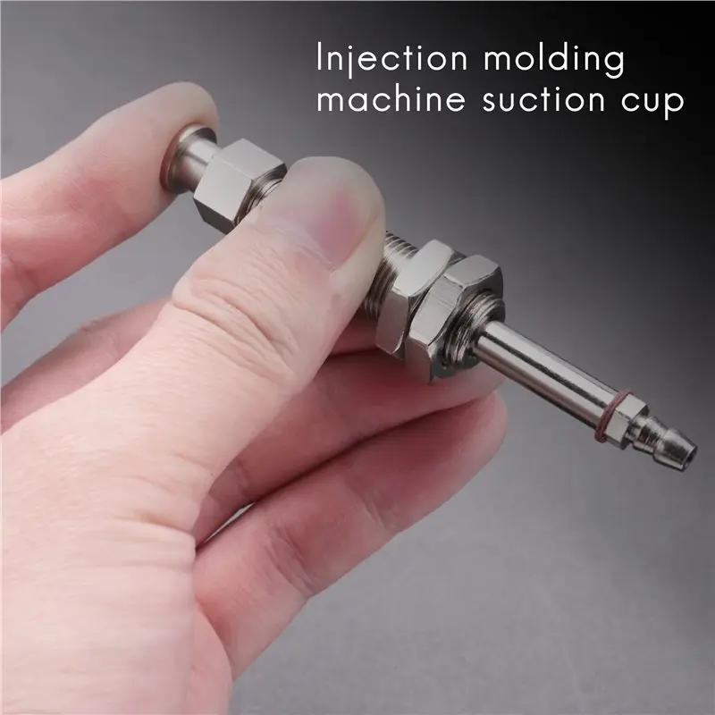 ABLQ 5Pcs 86Mm Suction Cup Bracket Hexagonal Bushing Thread Vacuum Cup Liquid Level Compensator Injection Molding Machine