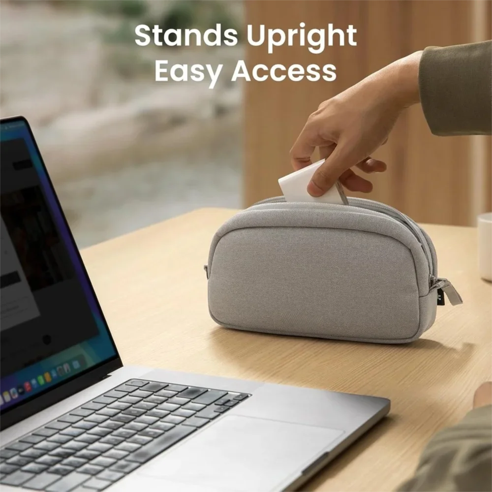 Electronics Organizer Travel Case Water Resistant Travel Bag Cable Organizer for Essentials Accessories Carry Storage Daily Item