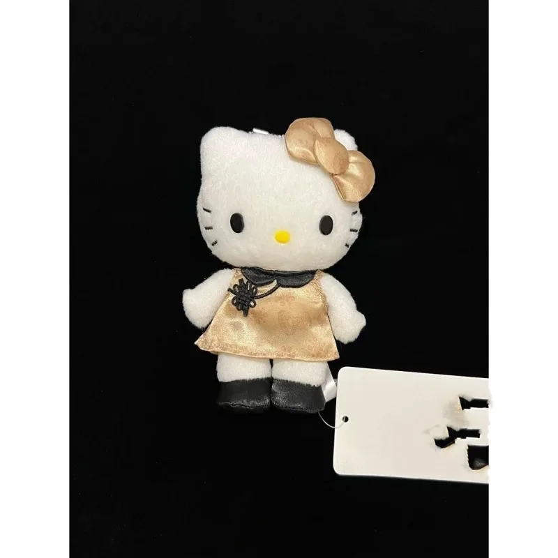 Sanrio Chinese cheongsam hellokitty doll cute plush toy doll school bag backpack pendant car keychain animation peripherals