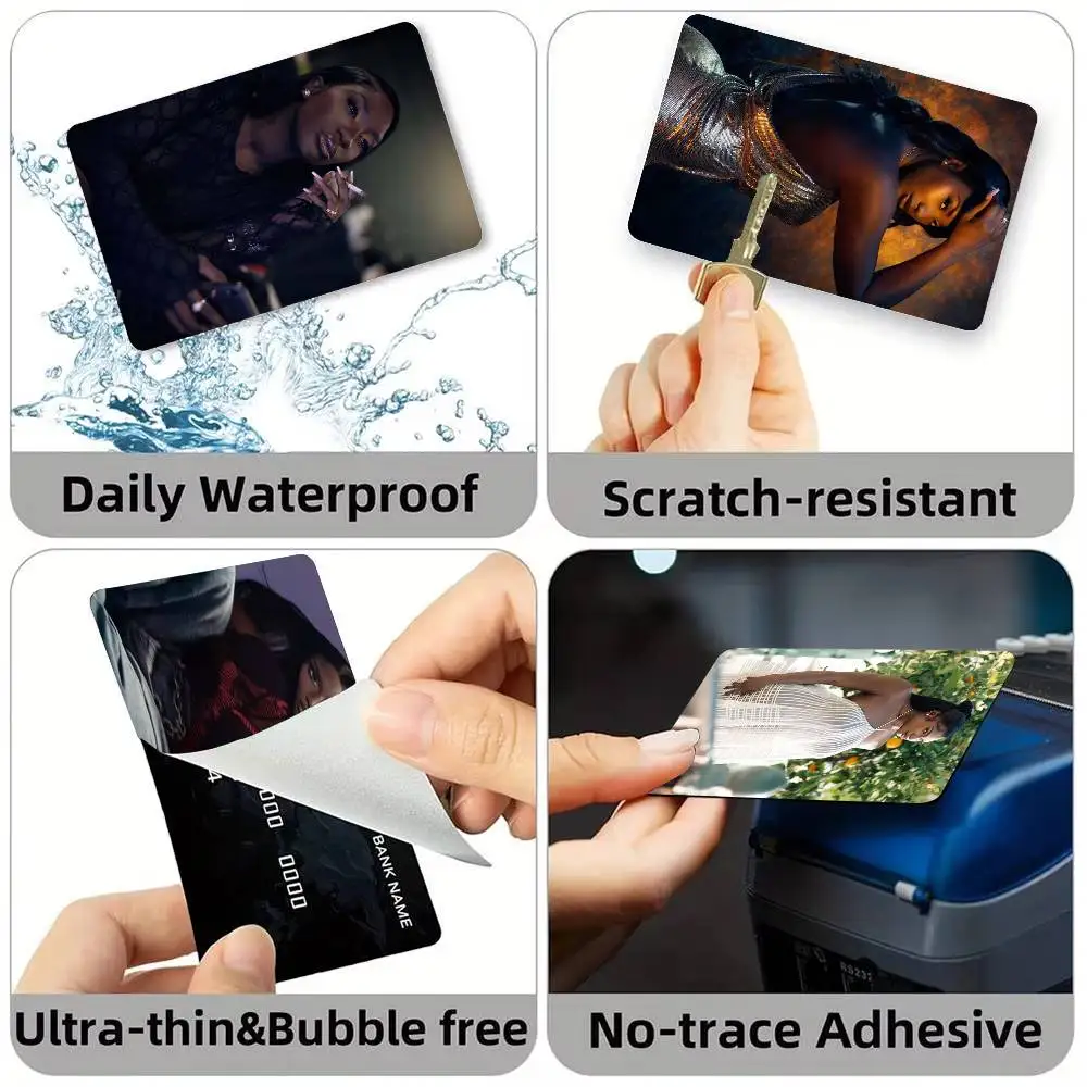 Singer A-Aya N-NakamuraS Creator Credit Card HD Stickers Small Chip Waterproof Sticker Game Card Decal Gift