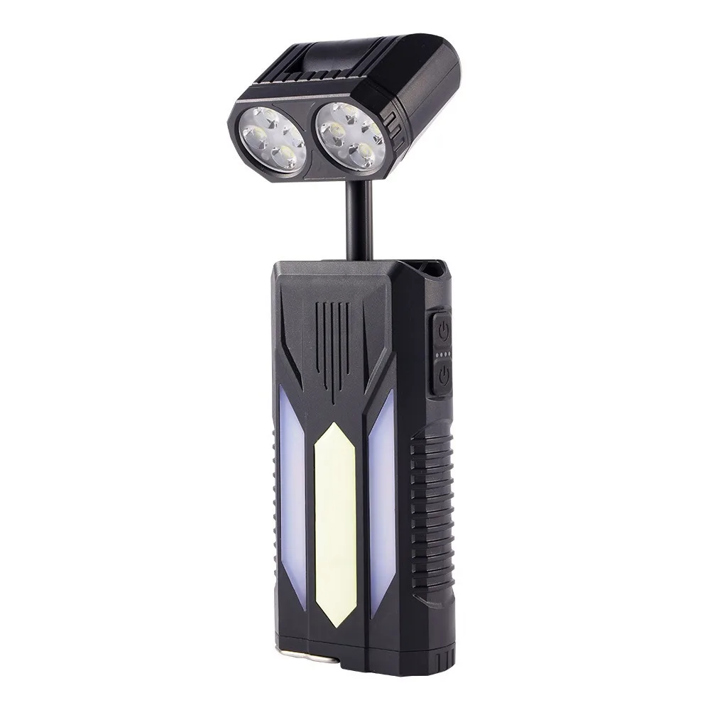 New Multifunctional Camping Flashlight 180° Horizontal Rotatable Magnetic Inspection Torch for Emergency Working Lighting