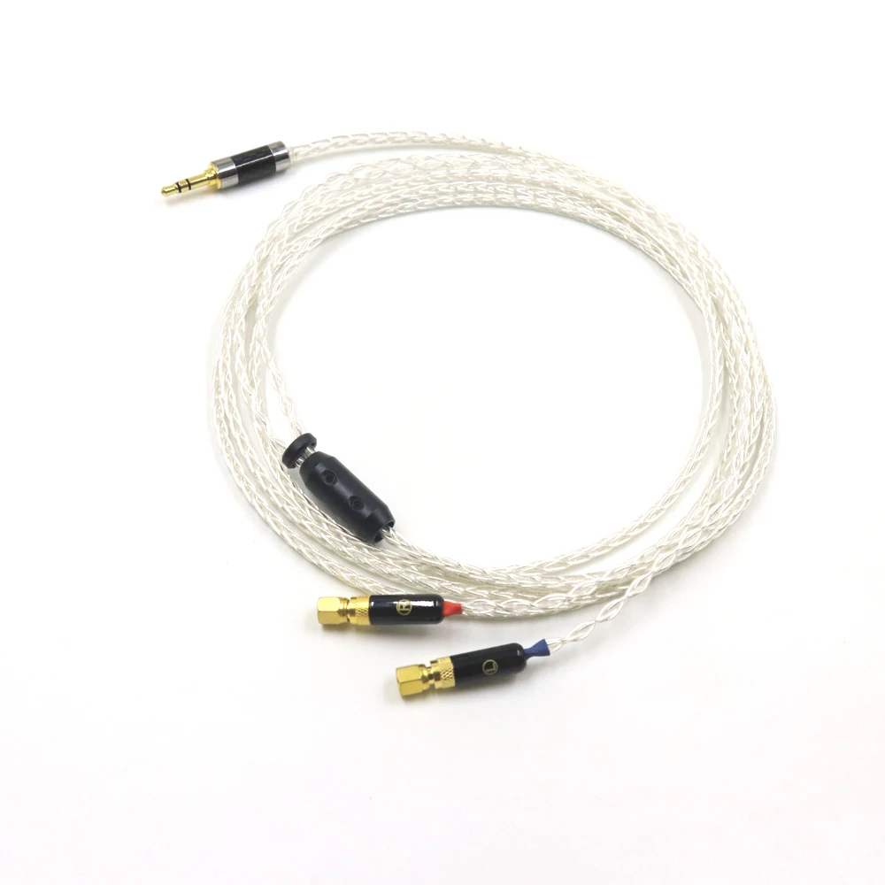 

HIFI 8Cores 7N OCC Silver Balanced Headphone Upgrade Cord Cable For HE400 HE5 HE6 HE300 HE560 HE4 HE500 HE6 Earphone