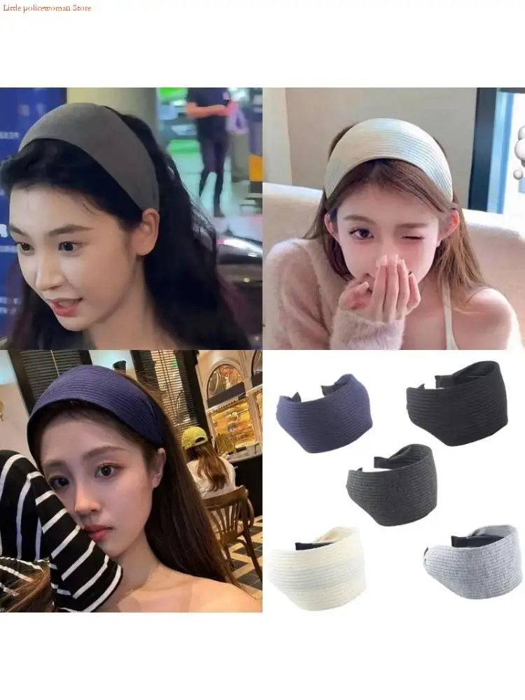 F92D Wide Hairbands for Photo Studio Makeup Eye-catching Props for Easter Wide Party Daily Wear Headpiece