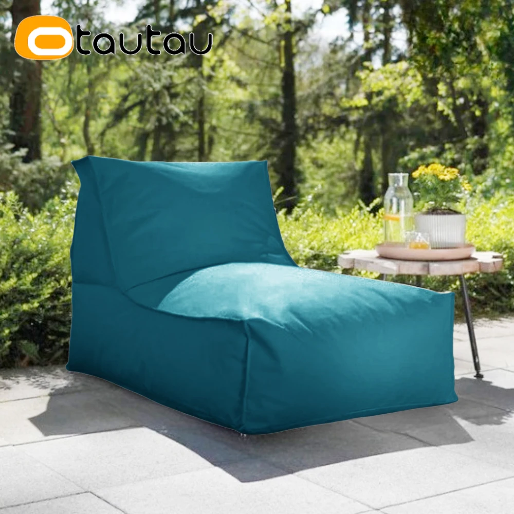 OTAUTAU Outdoor Oxford Zitzakhoes Zwemmen Zwembad Float Lounger Beach Club Poef SF505 【Geen vulmiddel! U moet het zelf opvullen!】