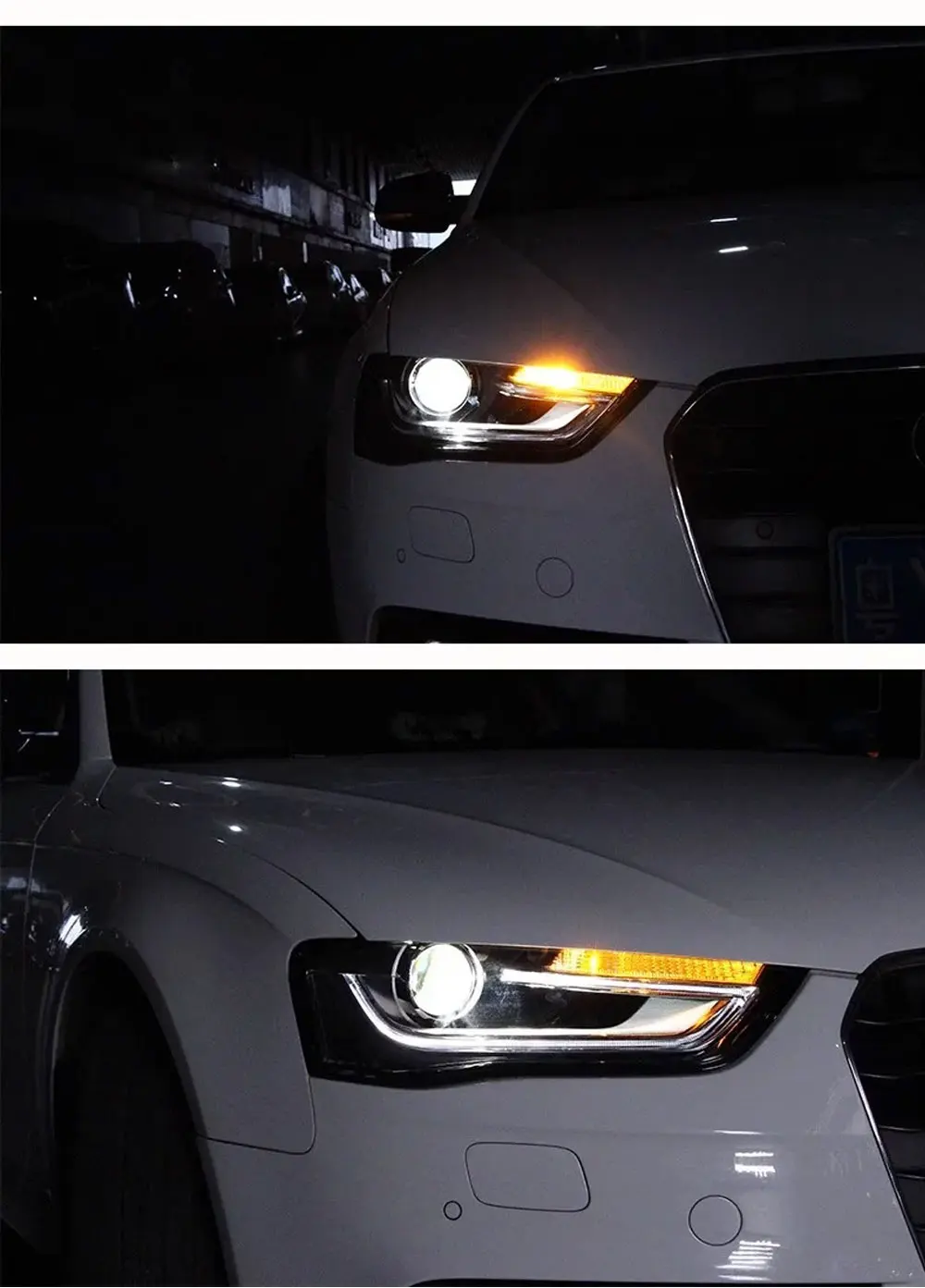 

Car HeadLight for Audi A4 B8.5 LED Headlight 2013-2016 Headlights A4L DRL Turn Signal High Beam Angel Eye Projector Lens