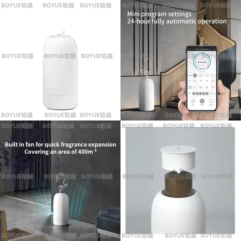 Electric Aromatherapy Diffuser 500ml Large Capacity Rechargeable Air Freshener Plastic Home Hotel Scent Machine Anhydrous
