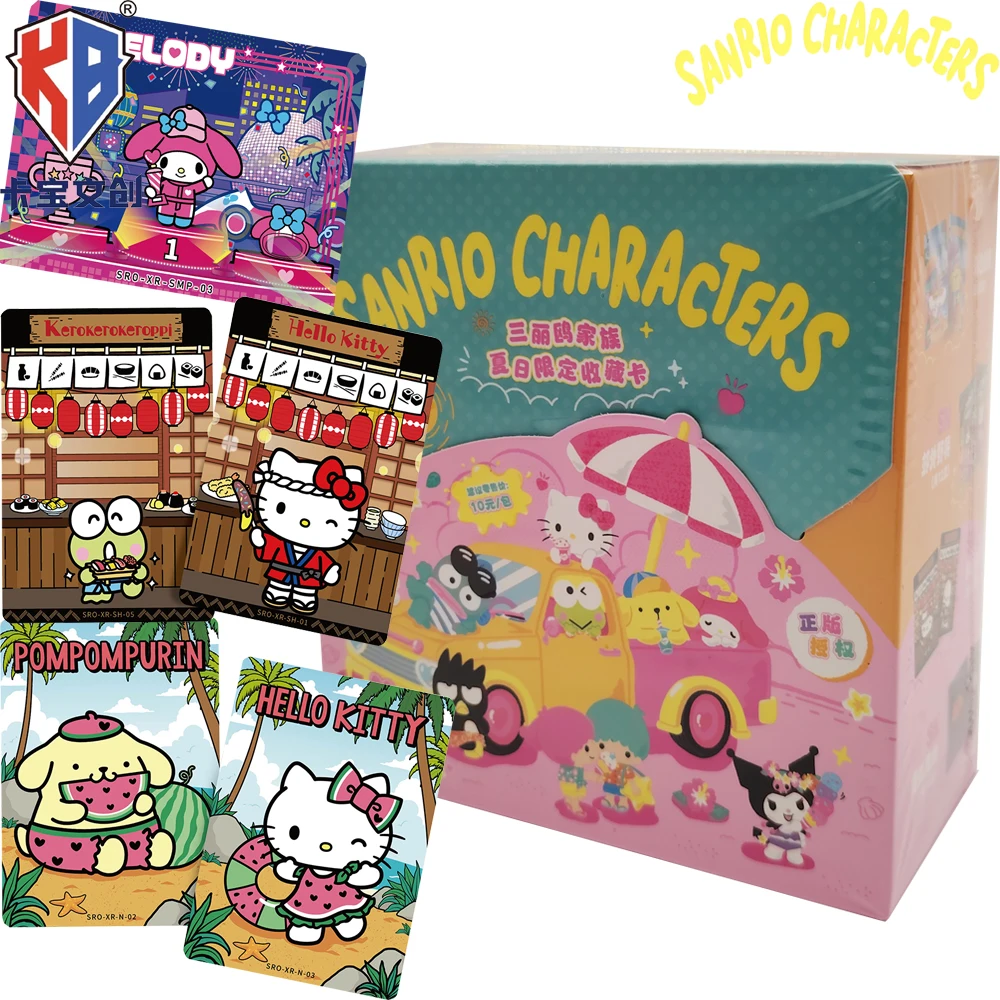 New Kabao Genuine Sanrio Family Collection Card Highly Beloved Star Characters High Quality Exquisite Cards Treasure Toys Gifts