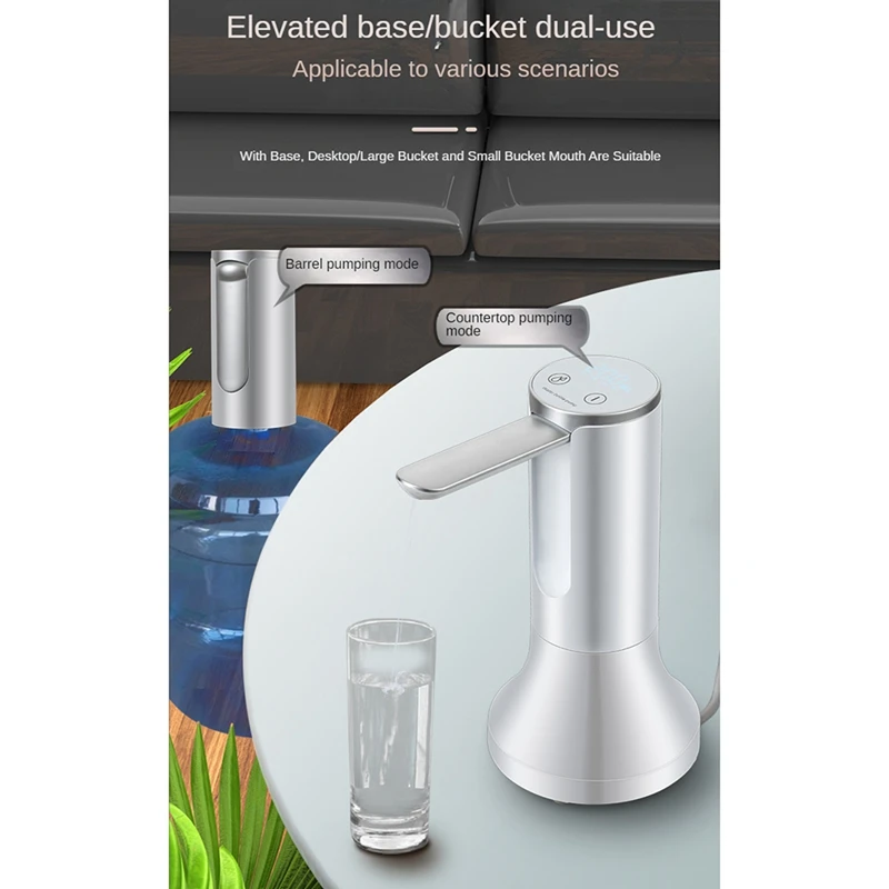 Elektrische Wasserpumpe Wasser flaschen pumpe automatische intelligente faltbare Desktop wiederauf ladbare Trinkwassersp ender