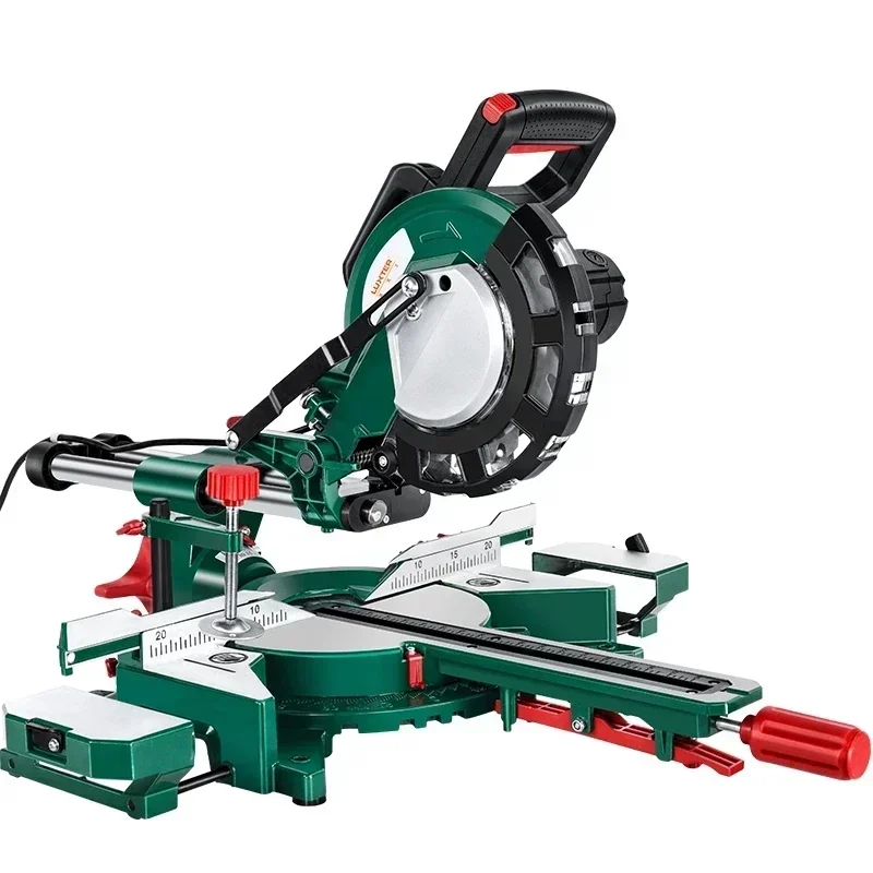 New composite sliding miter saw, with laser miter saw woodworking and aluminum cutting single miter saw sliding Hot sales