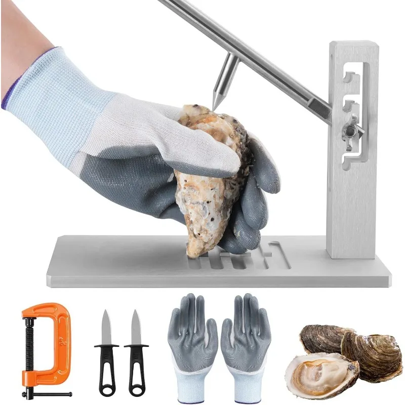 

Stainless Steel Oyster Shell Opener, Oyster Artifact Professional Fish Killing Tool Barbecue Commercial