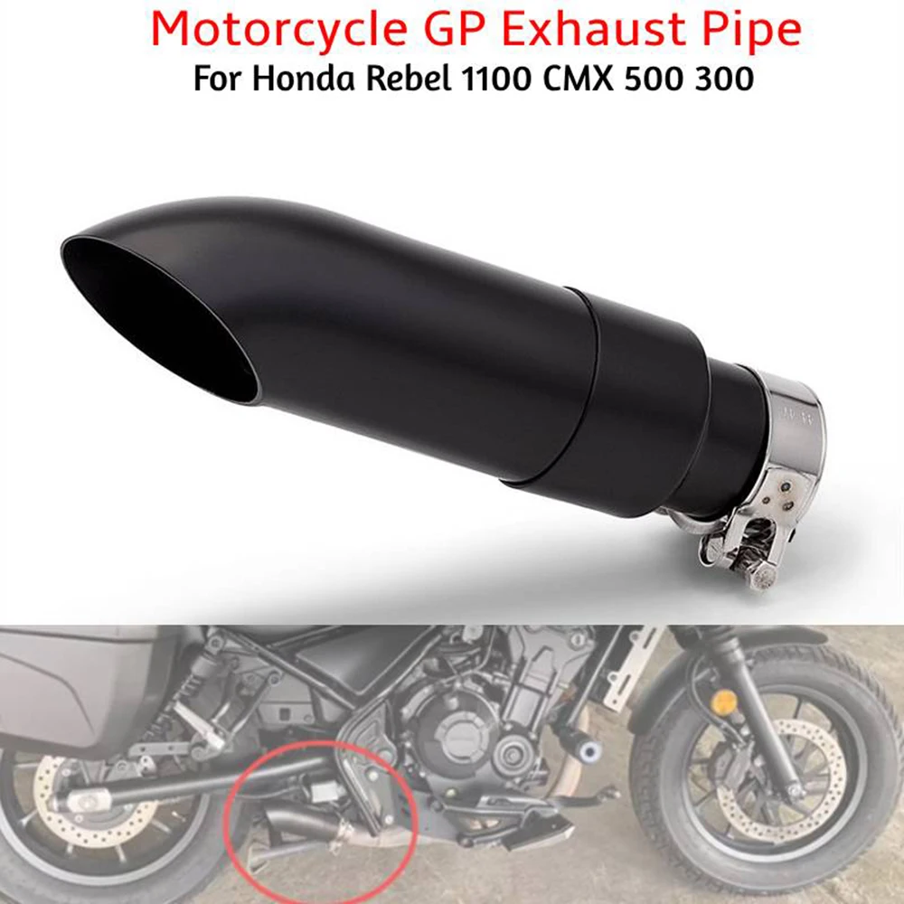 

Slip-On Motorcycle GP Exhaust Pipe Short Mufflers stainless steel For Honda CMX 500 300 CMX1100 CMX500 CMX300 Rebel 1100