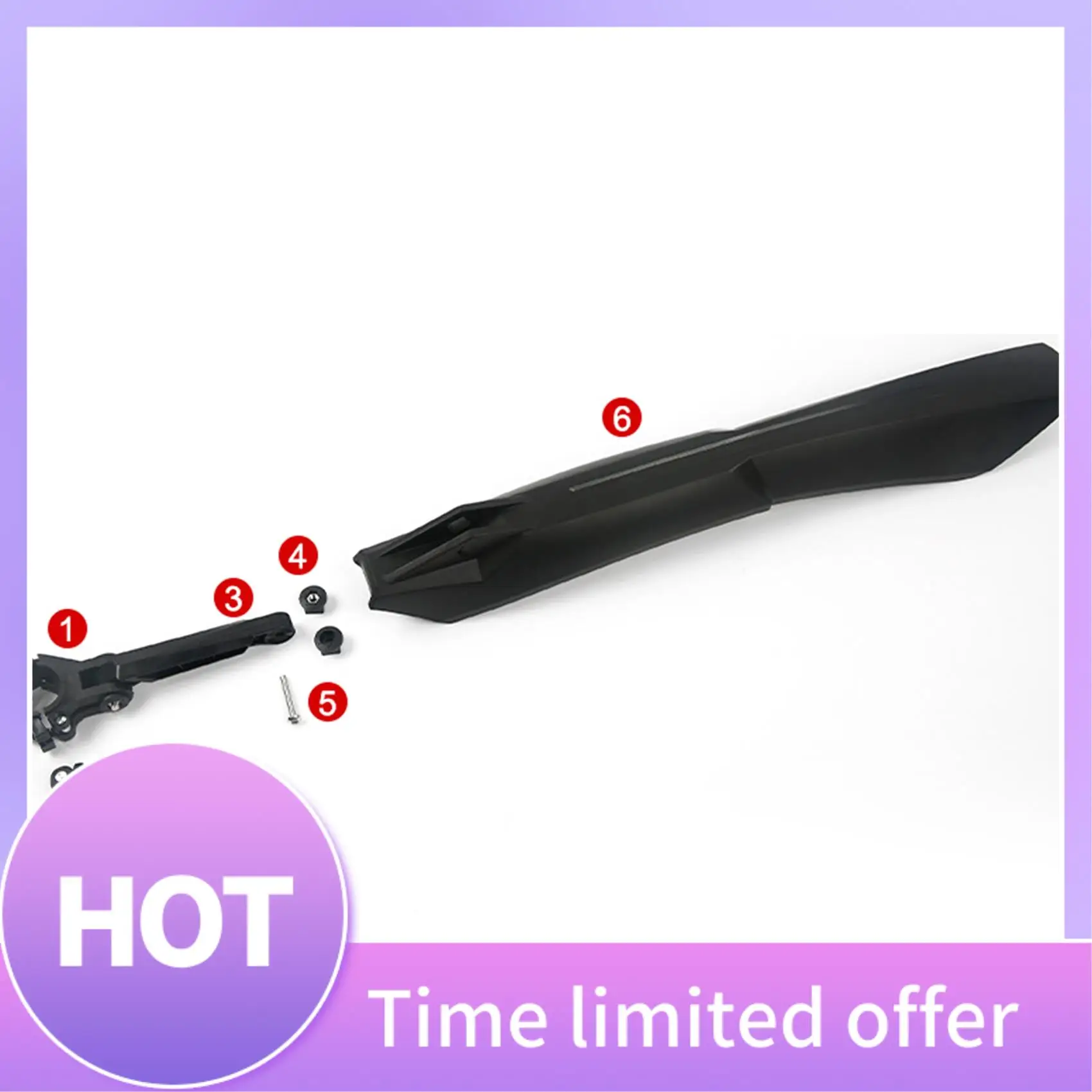 

ABXI Bike Mudguard Set,Adjustable Mountain Road Bicycle Mud Guard Cycling Front And Rear Fenders For MTB Bike Wheel Parts