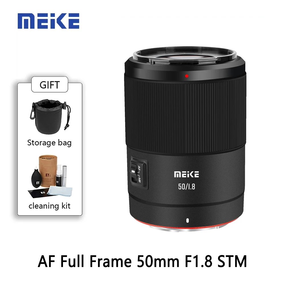 

Meike 50 мм F1.8 Автофокус STM шаговый двигатель Полнокадровый объектив совместимый с Sony E Nikon Z Mount Cameras Z50, Z5, Z6, Z7 MEKE