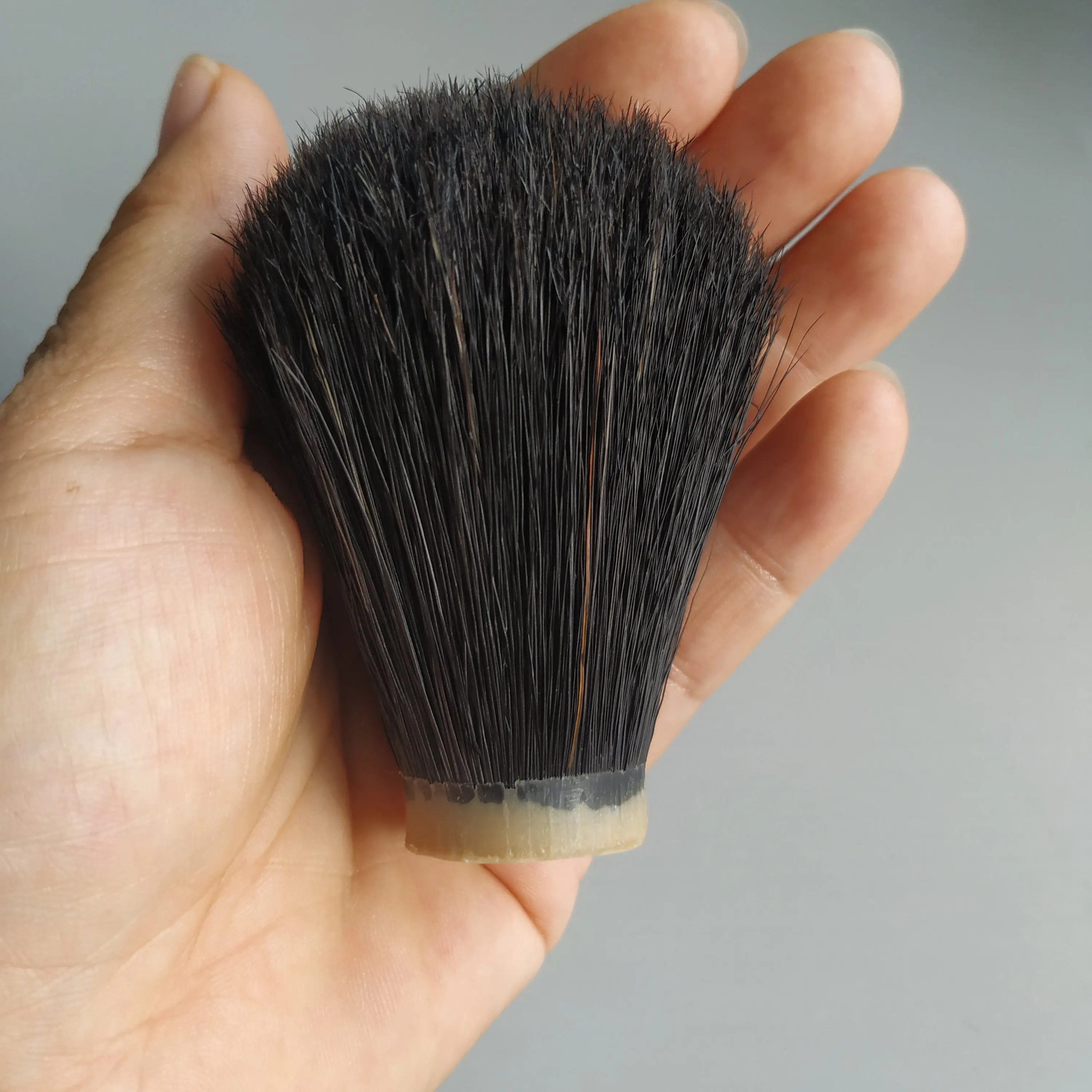 Dscosmetic Plisoft  Black Boar Bristle Shaving Brush Knot