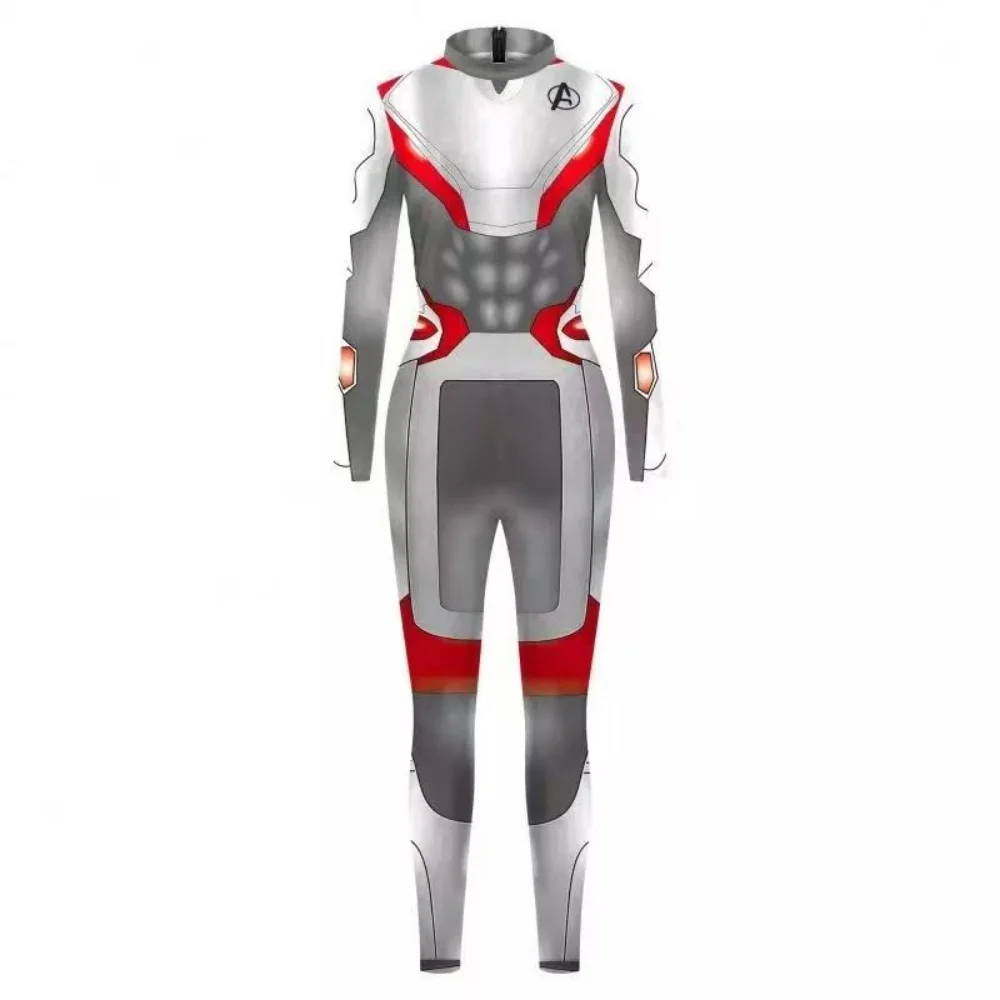 Sliver Red Movie Panther Tight Cosplay Costume Set Halloween Carnival Dress Up Fantasy Costume Black Handsome Cool Men