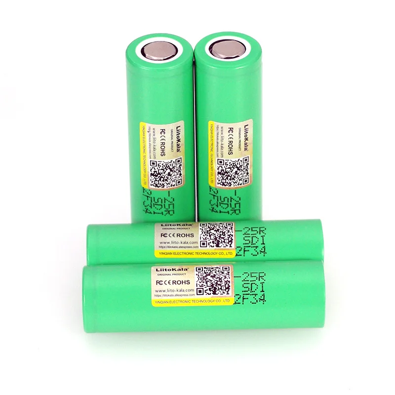 Nowy oryginalny 18650 2500 mAh akumulator 3.6V INR1865025R 20A rozładowania baterii do użytku narzędzia elektryczne