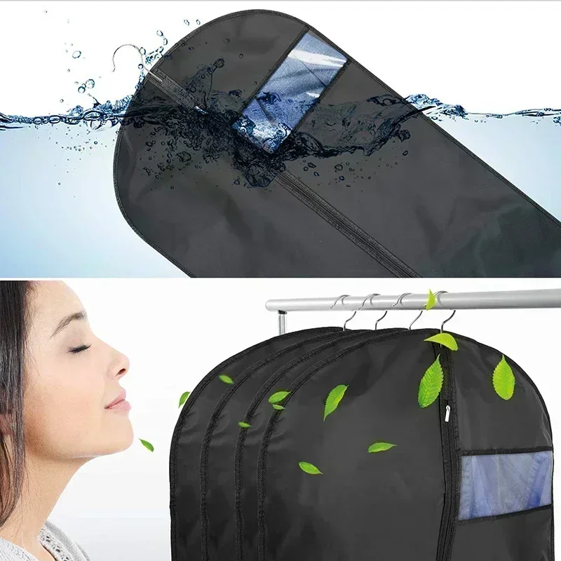 Dust Jacket Cover, Waterproof Clothes, Dust Cover, Jacket, Suit Dress, Protective Cover, Hanging Garment Bag, Home Storage