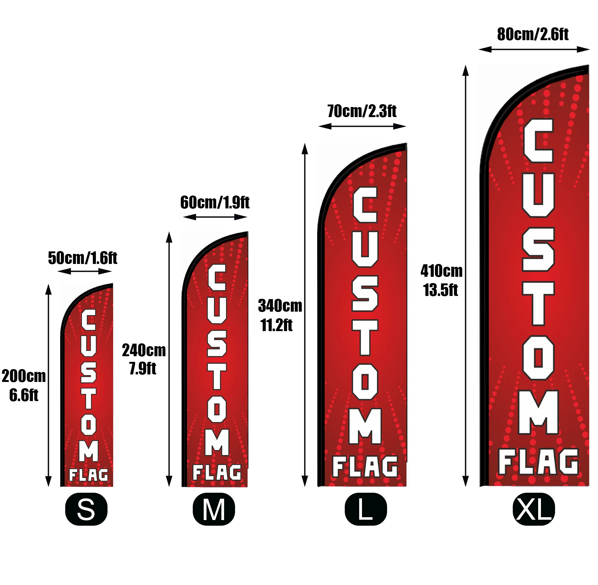 8FT 11FT Custom Feather Flag with Flag Pole Kit 5M 4M Stand Spike Single Double Sided Beach Flag Advertising Banner for Business