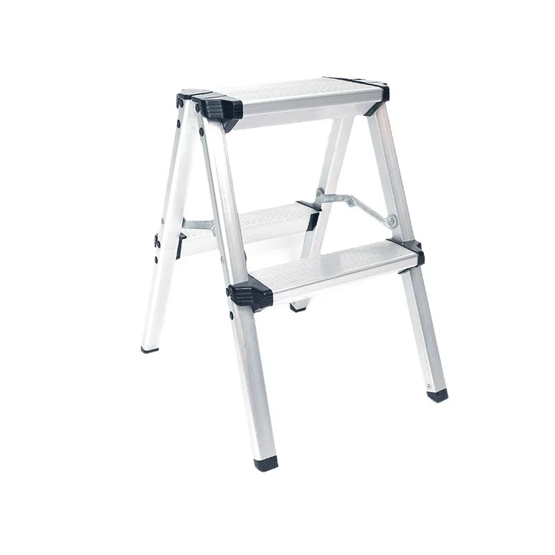 `Step Stools & Step Ladders Kitchen Furniture, Indoor Folding Zigzag Ladder, Thickened 2‑3‑Step Multi‑Purpose Stair Bench`
