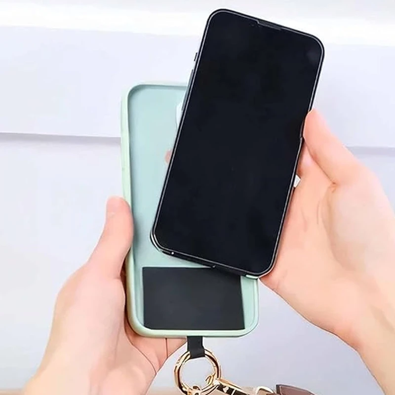 Phone Strap With Zippered Pouch, Clip And Go Strap For Phone With Wallet Crossbody, Phone Strap Crossbody