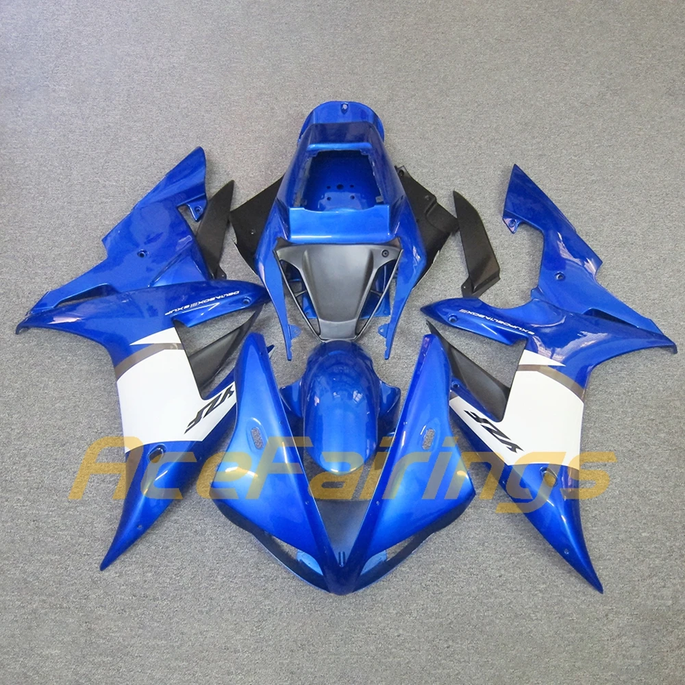 

Комплект синих обтекателей для мотоцикла Yamaha YZF-R1 2002-2003 годов, литые детали, набор обтекателей YZF R1 02-03