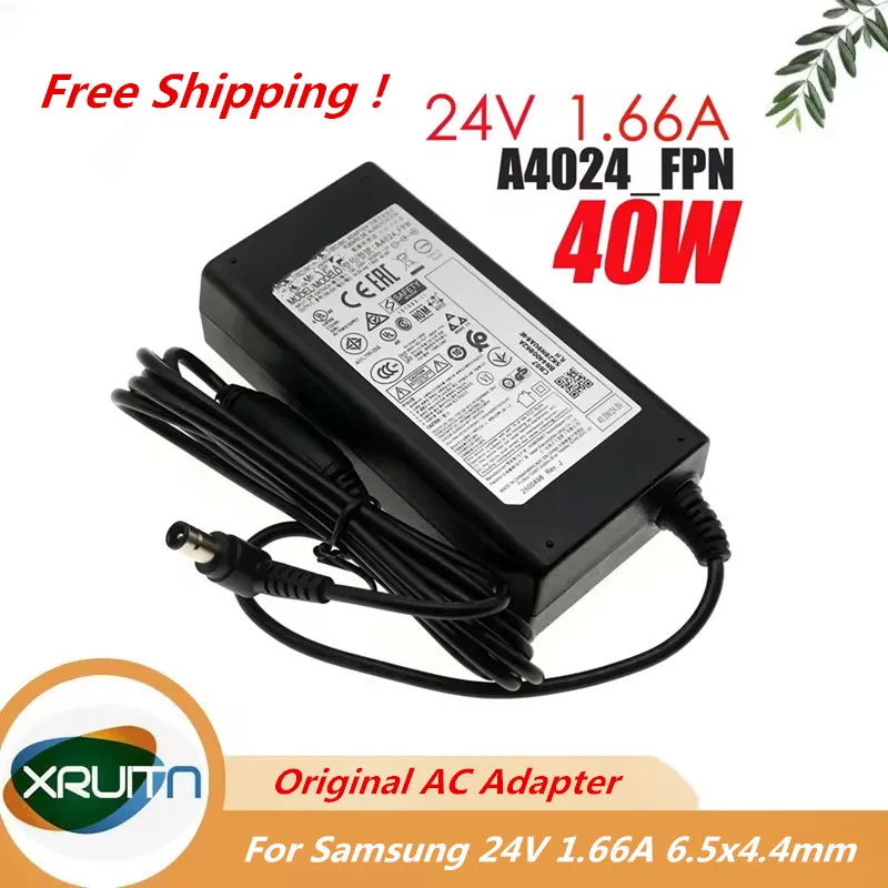 24V 1.66A 40W AC Adapter A4024-FPN Power Supply for Samsung Soundbar HW-K551 HW-Q60T HW-550 HW-K650 HW-Q600A BN44-00862A Charger