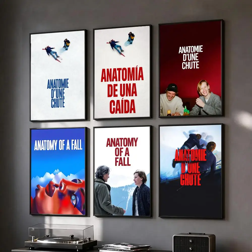 movie Anatomie d'une chute Poster Poster HD Printing Vintage Luxe Home Decor Wall Art for the Living Rooms Entryways Gift