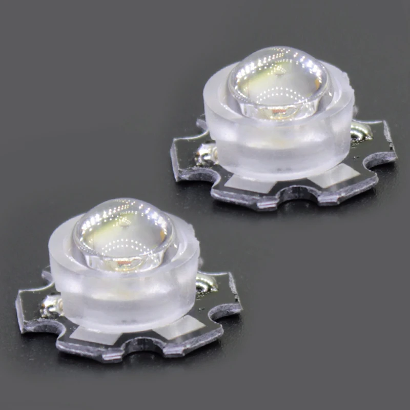 100pcs LED Lens 1W 3W 13mm 15 30 45 60 90 100 Degree Free Holder for IR Optics Convex Acrylic Lens  Reflector Collimator