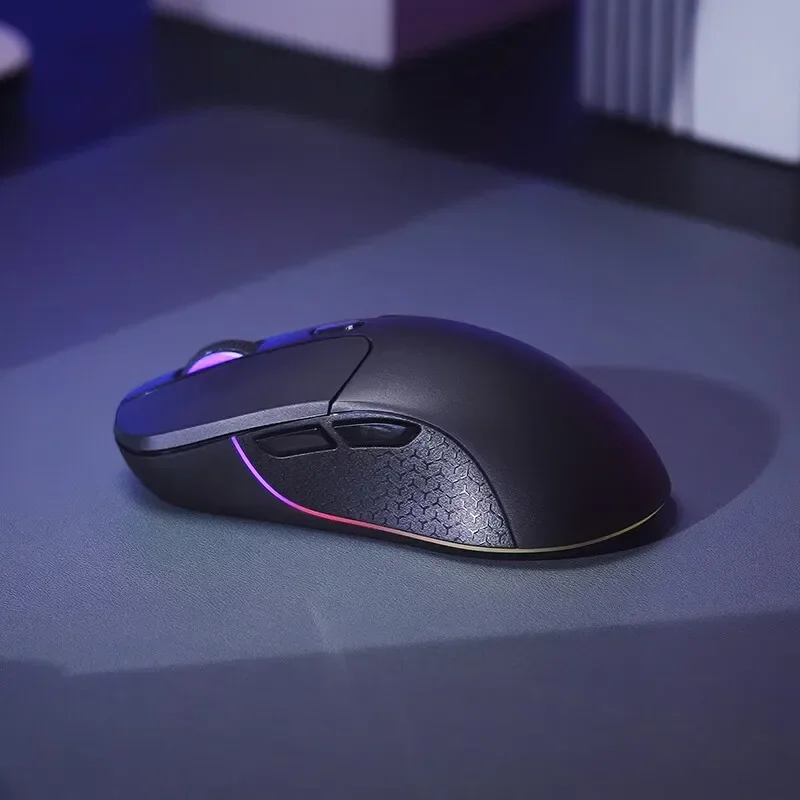 Imagem -06 - Mode Mouse sem Fio Sensor Paw3395 Rgb Gaming Mouse E-sports Leve Baixa Latência Office pc Gamer Homem Presentes Keychron3