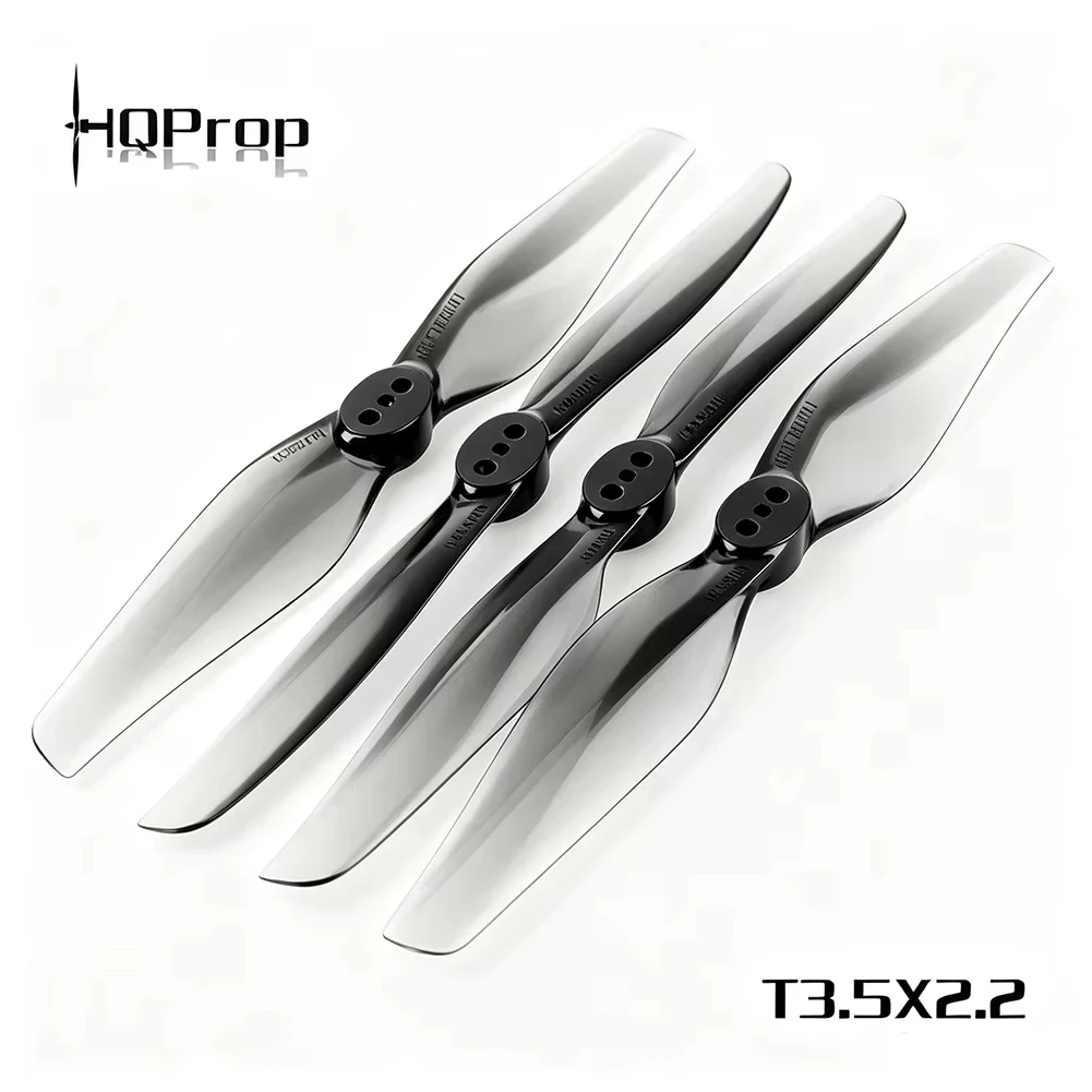 4Pairs HQProp T3.5X2.5X3 / 3.5X2.2 3.5inch Propeller 3525 1.5mm Shaft 3-Blade Props For RC DIY FPV Racing Drone HQ Prop