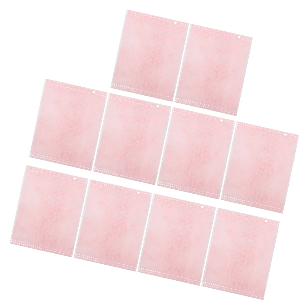 

10pcs Portable Pink Pearl Cotton Pads for Travel Facial Cleansing Makeup Remover Wipes Soft Comfortable Skin Friendly