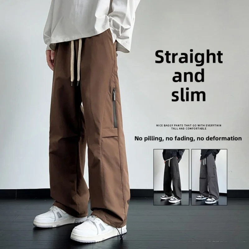 

Autumn New Men Cargo Jeans Baggy American High Street Sale For Men Clothing Man Work Pants Trousers Male Harajuku Fashion Slacks