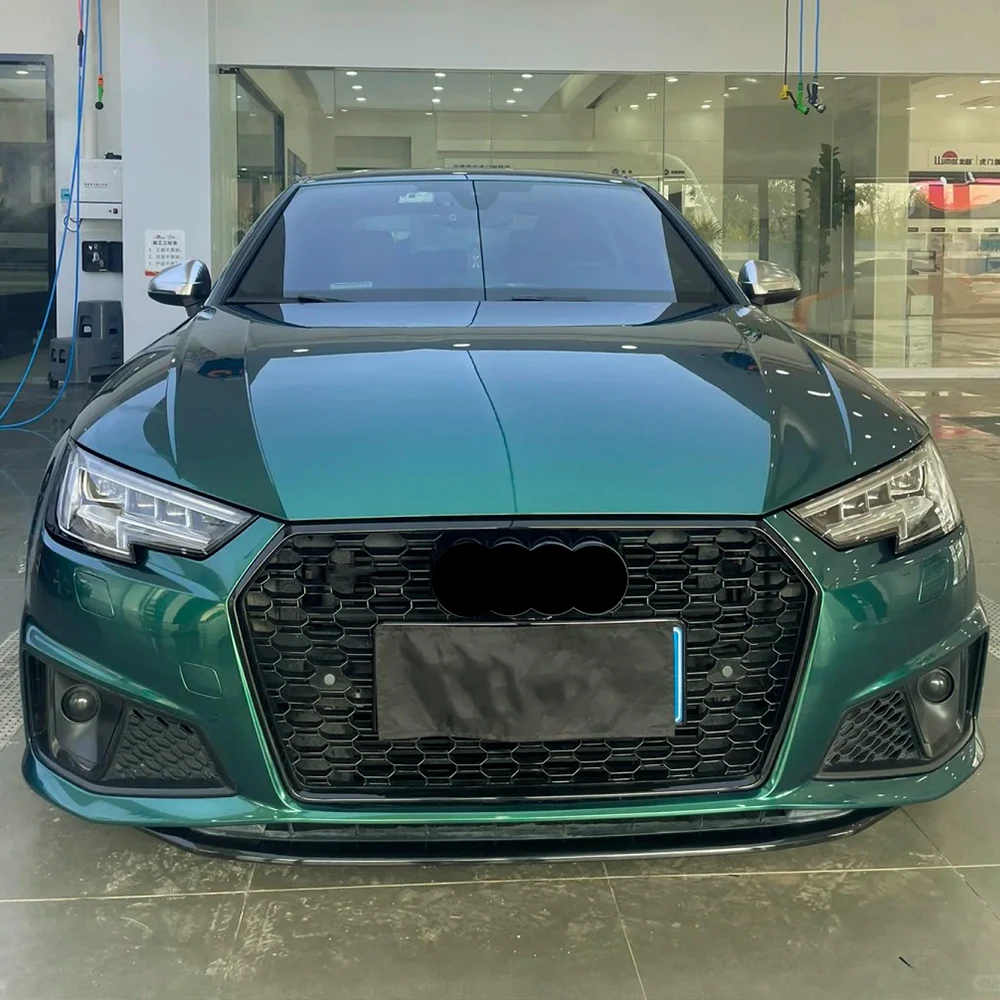 

Car Sticker Wrapping Vinyl Film Metal Paint Royal Green Color Change Film PET Bubble Free Decals PVC Sticker Car Accessories