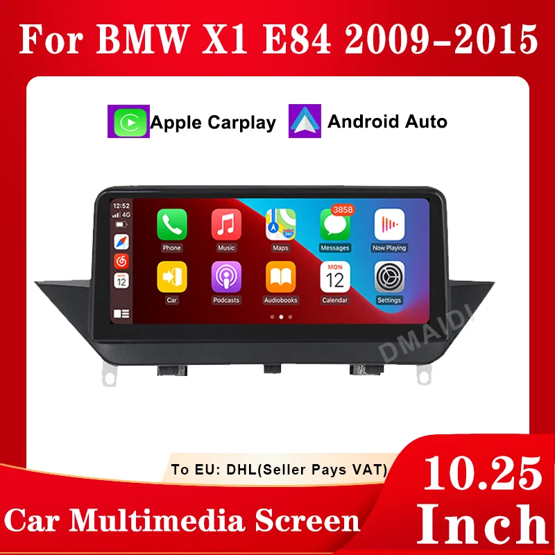 

For BMW X1 E84 Auto Head Unit Car Multimedia Wireless Apple CarPlay 2009 2010 2011 2012 2013 2014 2015 IDrive CIC System