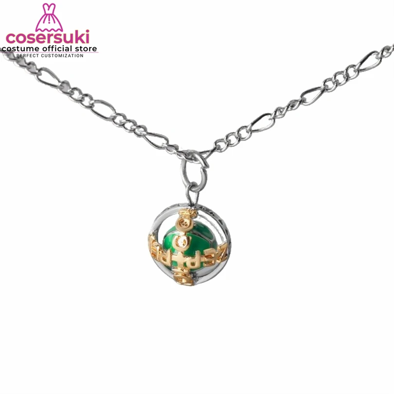 

Ожерелье-гироскоп SBR Steel Ball Run с железным шаром Зеппели, реквизит для косплея, аксессуар на Хэллоуин