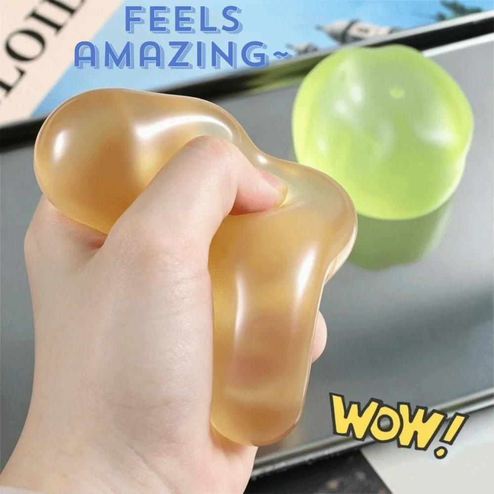 Slow Rebound Squishy Toy Slow Rising Plasticity Reduce Pressure Ball Handmade Soft Squeezable Fidget Toy Wrist Exercise
