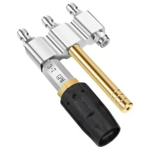 High Pressure Cleaner Remote Chemical Nozzle 3-in-1 Adjustment Multi-nozzle 1/4 Fast Interface