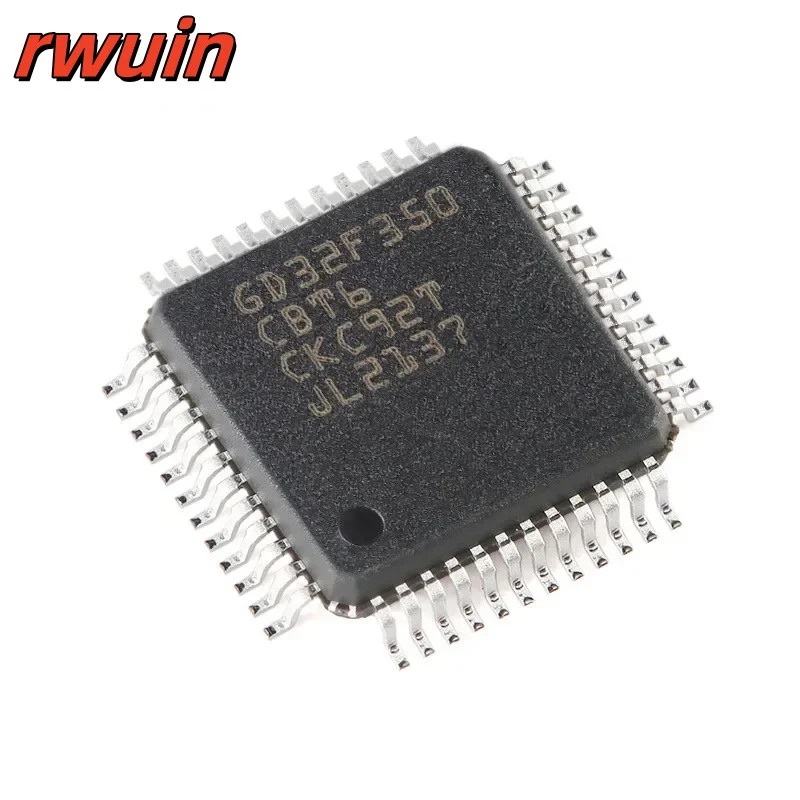GD32F350 GD32F350CBT6 LQFP-48 GD32F GD32 32F350CB GD32F350CB ARM Cortex-M4 microcontrôleur 32 bits puce de contrôleur MCU IC