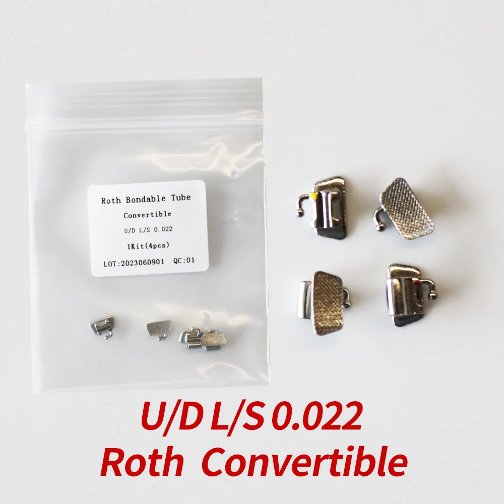 10pack 40pcs Orthodontic1St Mesh Base Roth MBT 022 U2L1 Convertible Buccal Tube