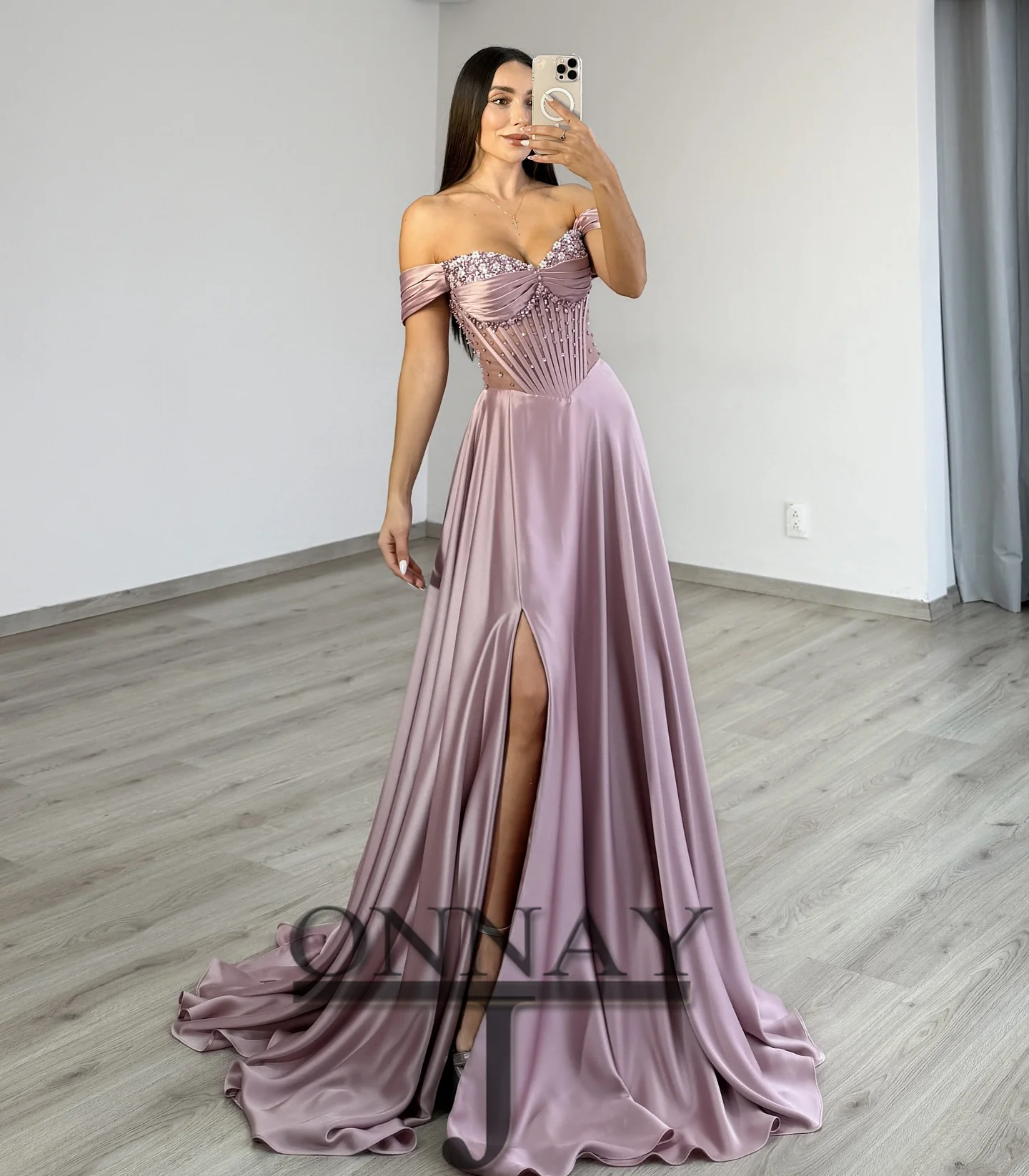 Vestido De noche azul personalizado con hombros descubiertos ilusión De diamantes De imitación para mujer Dubai Arabia Saudí Vestidos De Fiesta vestido a medida Plus