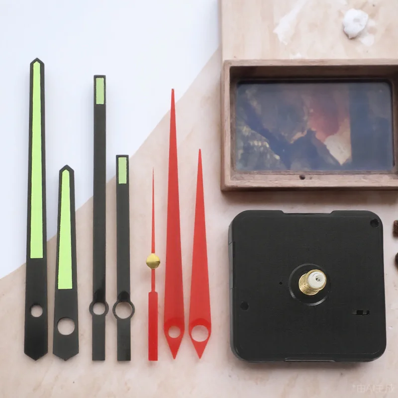 

1 Set Glow In The Dark Clock Hands Mechanism Kit Silent High-Torque Operated Quartz Movement Replacement For Diy Clock