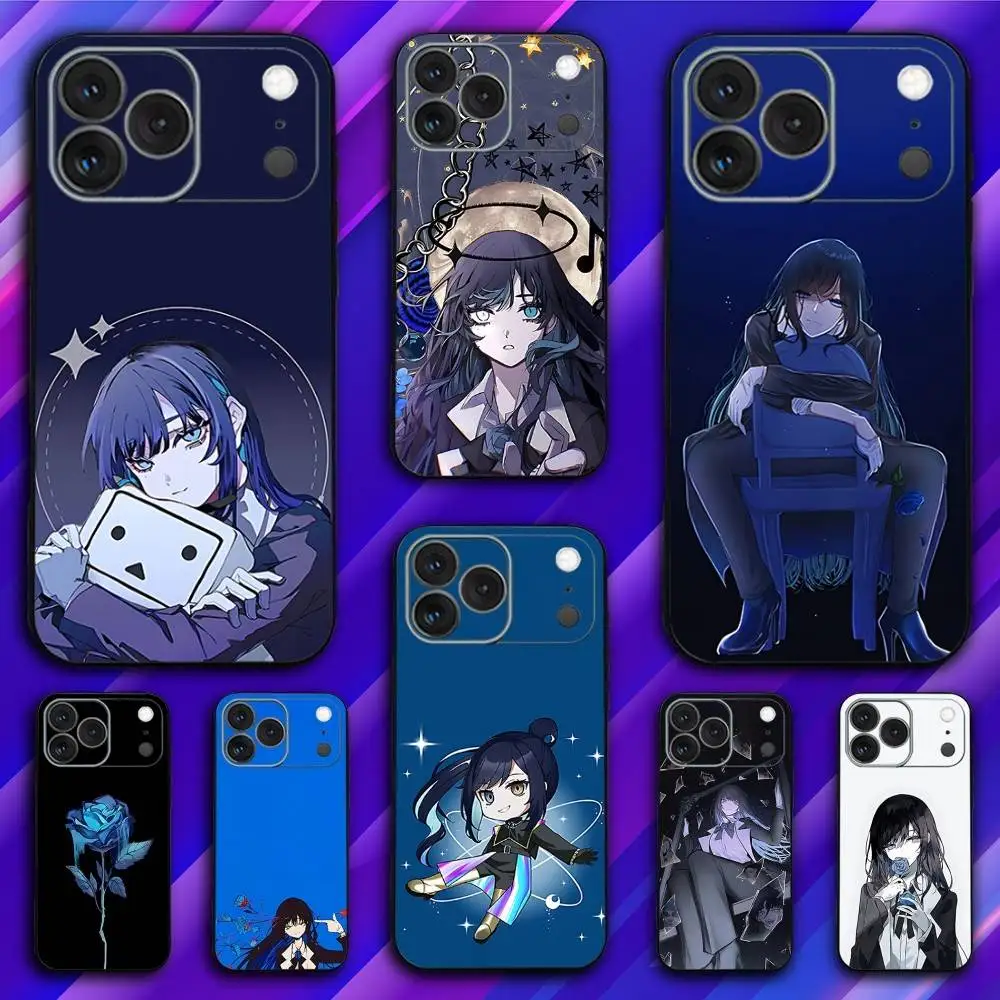 

A-Ado K-Kyogen X Uta Phone Case For iPhone 17,16,15,14,13,12,11,Pro,Max,Plus,X,XS,SE4,E,Mini,Soft Black Case