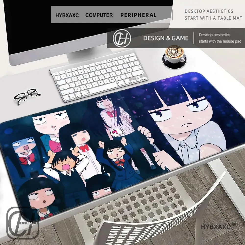 HYBXAXC Kawaii Anime Girl Collage Extended Gaming Mouse Pad Cute HD Extended Gaming Keyboard Mats Large XXL Gamer Mousepad 90x40