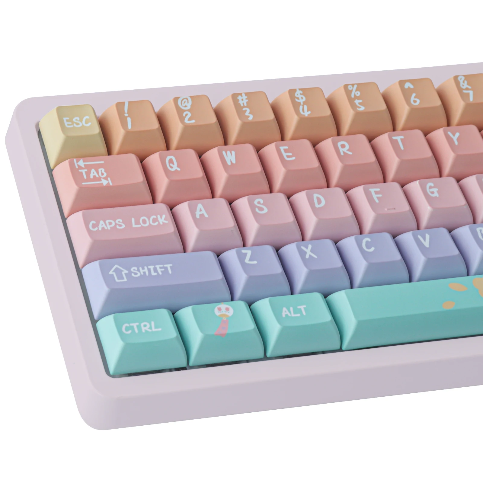 

Original Vitality Handbook Keycap 143 Keys KCA Height PBT Full Five-Sided Sublimation Mechanical Keyboard