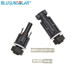 20Pairs/lot High Quality Solar Inverter Connector IP68 M12 Thread pv Panel Coupler for PV Solar Panel Mount Combiner Box