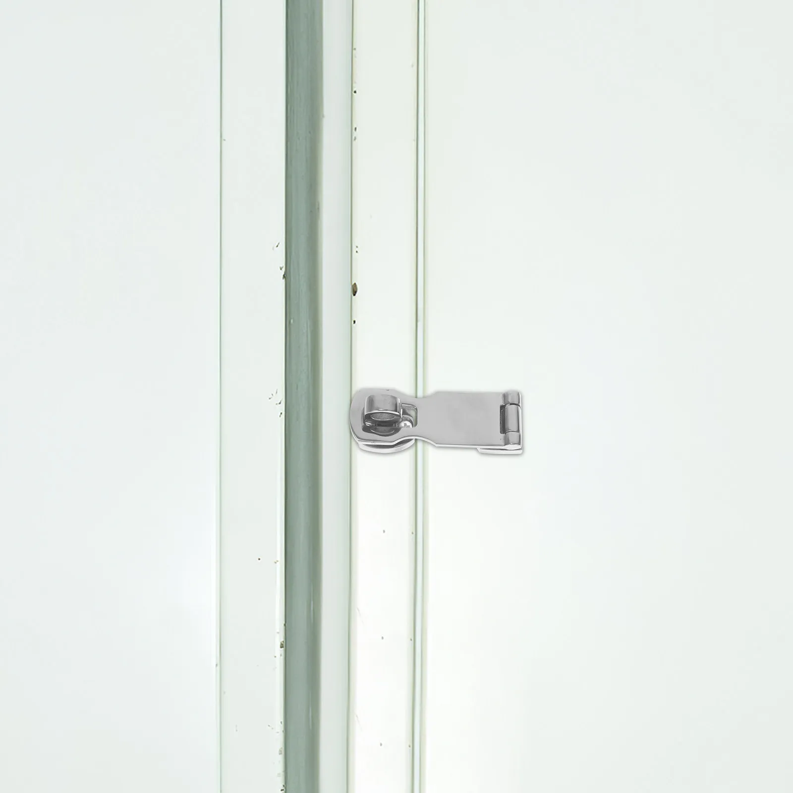 

316 Stainless Steel Heavy Duty Door Latch Lock with Swivel Padlock Eye Bracket Corrosion Resistant for Boats Yachts Marine