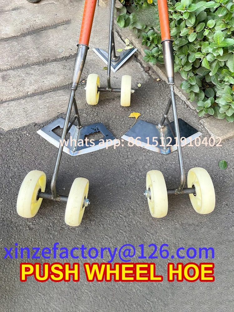

Customizable Household Hand Pushed Hoe,Wheeled Hoe, Manganese steel Weeder,Garden Hoe,