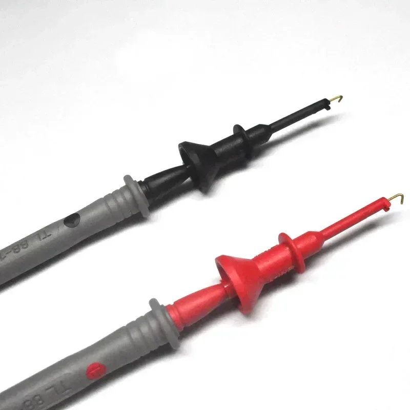 Multimeter Probe Hook 4mm Threaded Socket Smd Ic Clamp Spring Damage Test Gilding Suitable for Test Lead 2mm/4mm/M4 Interface image 3