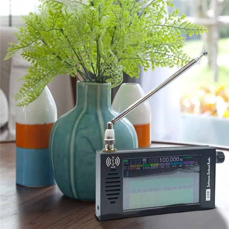 Hot Selling-DSP SDR Radio Receiver 4.3 Inch Touch Screen Shortwave Stereo MP3 Player With Headphone Antenna Jack,DSP SDR Radio R